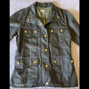 J Crew Army green jacket